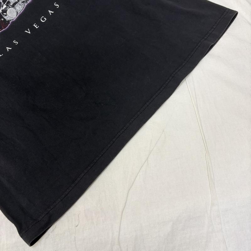 ハーレーダビッドソン Harley-Davidson Tシャツ 半袖 Harley-Davidson Cafe Las Vegas Fireworks L Black L プリント 黒 / ブラック / black メンズ USED 古着 中古 50164005