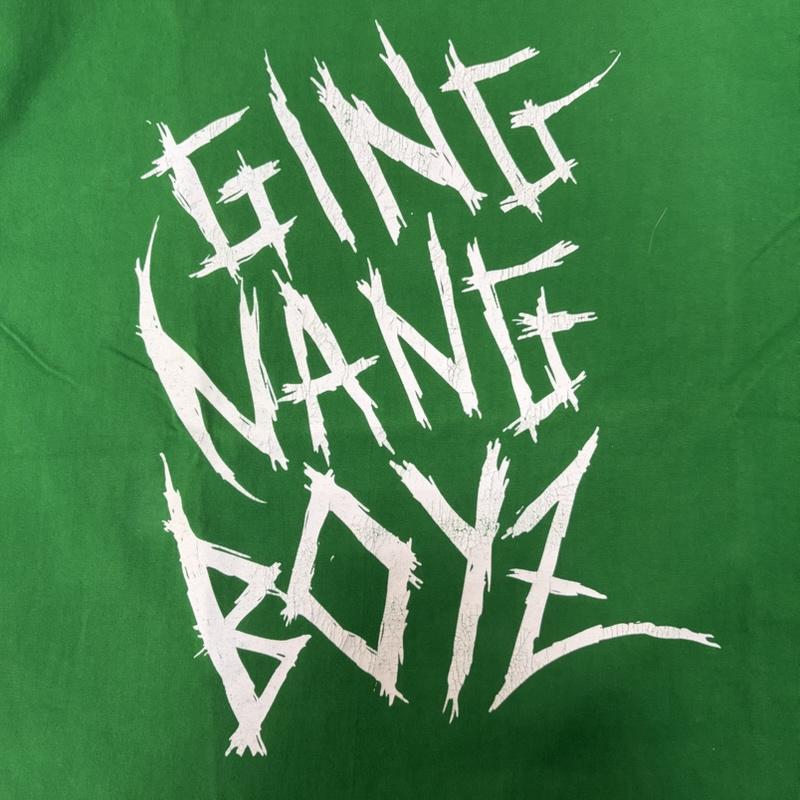 古着 USED Tシャツ 半袖 銀杏BOYZ GING NANG BOYS 初期 プリントTシャツ バンT Green L L ロゴ、文字 緑 / グリーン / green メンズ USED 古着 中古 50164006