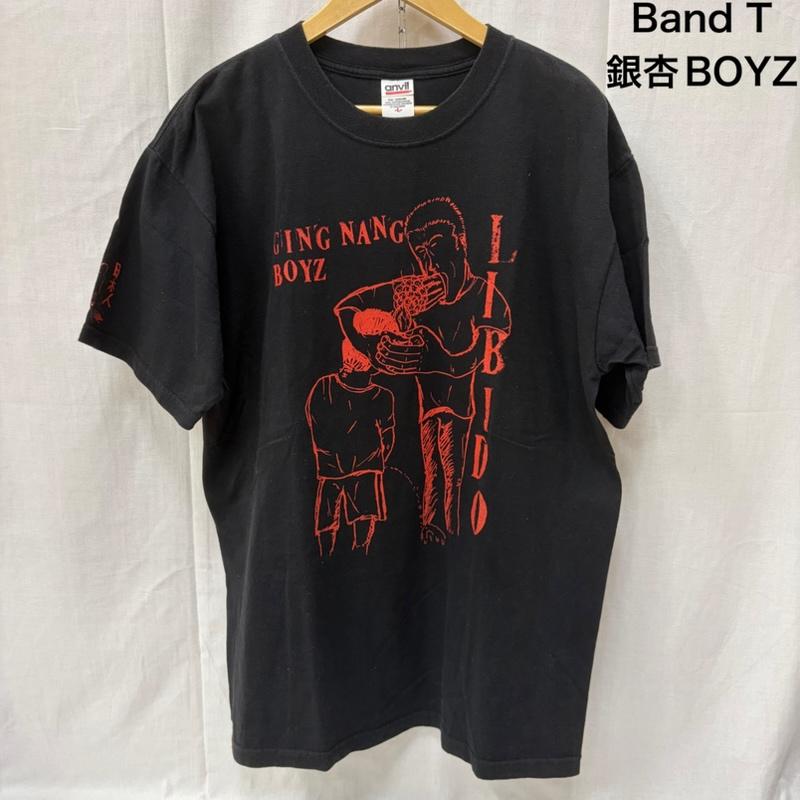 古着 USED Tシャツ 半袖 銀杏BOYZ LIBIDO Tシャツ バンT チン中村デザイン L Black×red L プリント 黒 / ブラック / black メンズ USED 古着 中古 50164007