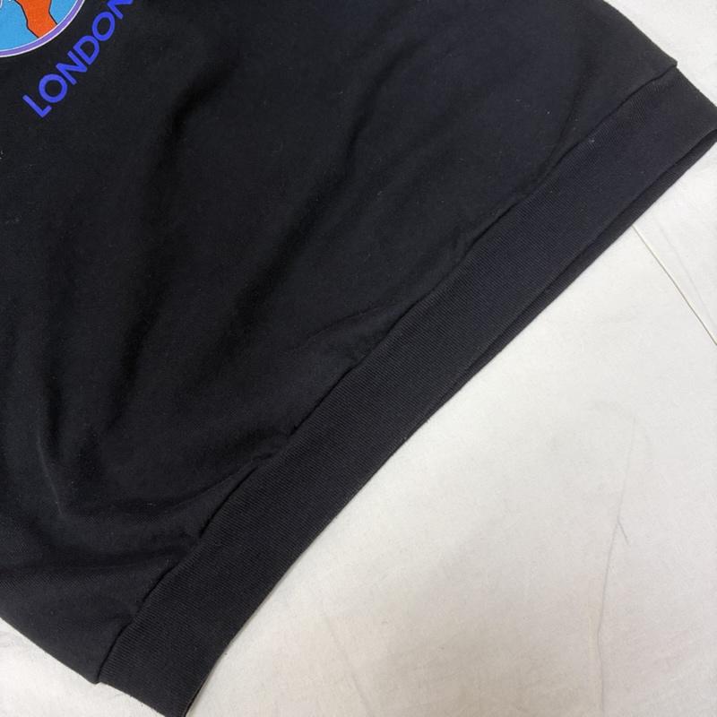 古着 USED トレーナー 長袖 90s Hard Rock Cafe London Save the planet プリントスウェット Black L L プリント 黒 / ブラック / black メンズ USED 古着 中古 50164009