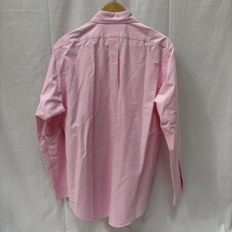 ラルフローレン RALPHLAUREN シャツ、ブラウス 長袖 ボタンダウン シャンブレーシャツ Clasic Fit Pink × green L ロゴ刺繍 L ロゴ、文字 桃 / ピンク / pink メンズ USED 古着 中古 50164012