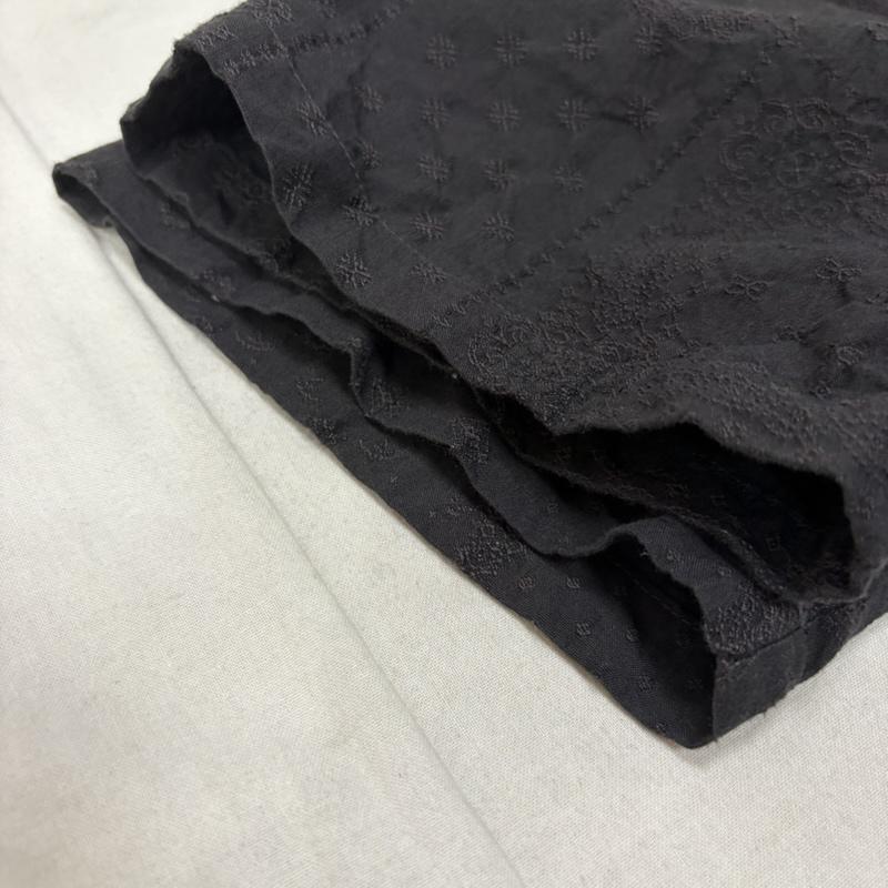 マニュアル アルファベット MANUAL ALPHABET シャツ、ブラウス 半袖 MA-S-732 BANDANA JQ LOOSE FIT BC SS SHT LOOSE FiIT 日本製 ジャガード素材 バンドカラー black 2 2 総柄 黒 / ブラック / black メンズ USED 古着 中古 50164014