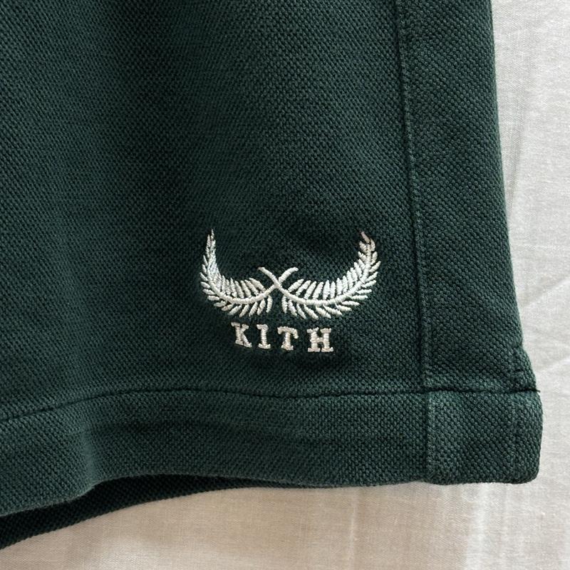 キス KITH パンツ ショートパンツ ロゴ 刺繍 鹿の子 ハーフ ショート パンツ ショーツ 21-032-060-0003-1-0 M メンズ USED 古着 中古 50164017