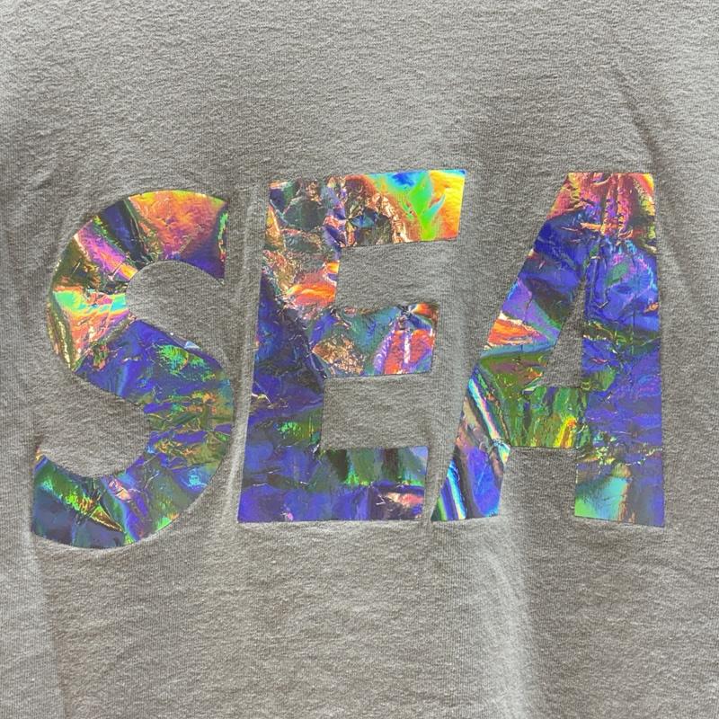 ウィンダンシー WIND AND SEA Tシャツ 半袖 WDS-CS-218 iridescent T-SHIRT ロゴ クルーネック Tシャツ L メンズ USED 古着 中古 50164021