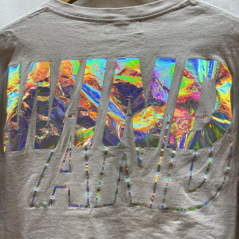 ウィンダンシー WIND AND SEA Tシャツ 半袖 WDS-CS-218 iridescent T-SHIRT ロゴ クルーネック Tシャツ L メンズ USED 古着 中古 50164021