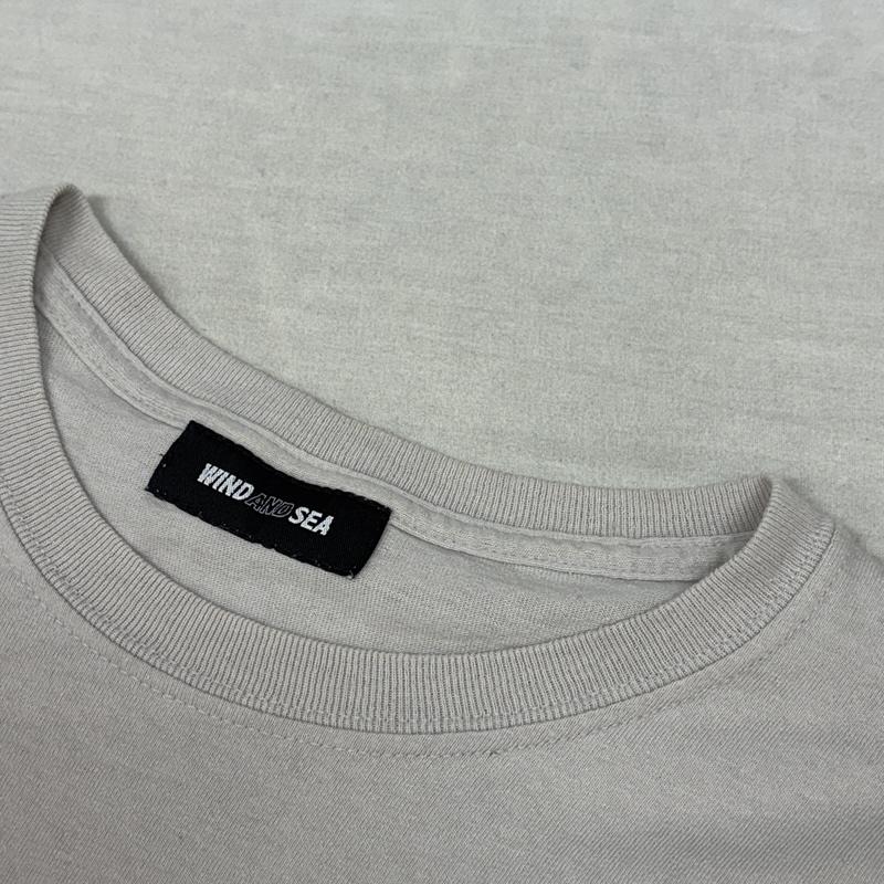 ウィンダンシー WIND AND SEA Tシャツ 半袖 WDS-CS-218 iridescent T-SHIRT ロゴ クルーネック Tシャツ L メンズ USED 古着 中古 50164021