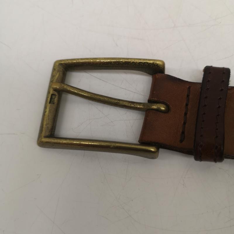 ステューシー STUSSY ベルト・バックル ベルト 編み込み レザー ベルト - 茶 / ブラウン / brown メンズ USED 古着 中古 50164022