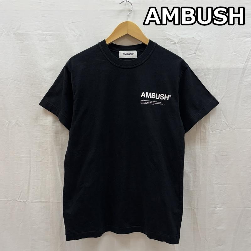 アンブッシュ AMBUSH Tシャツ 半袖 ロゴ プリント クルーネック 半袖 Tシャツ 12111533 1 黒 / ブラック / black メンズ USED 古着 中古 50164024