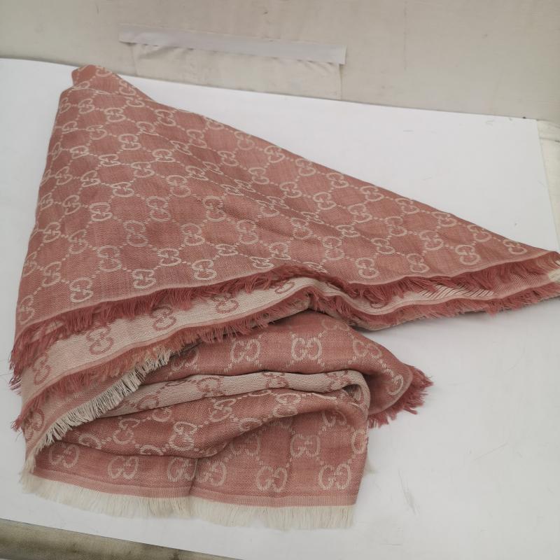 グッチ GUCCI ストール ストール一般 GG柄 大判 ストール - 桃 / ピンク / pink レディース USED 古着 中古 50164025