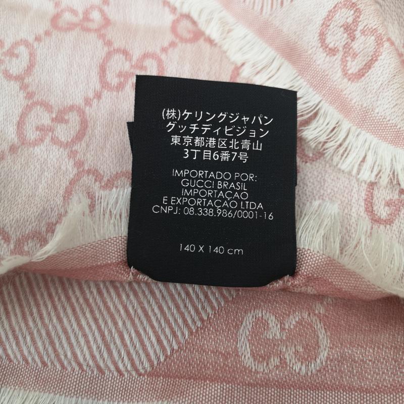 グッチ GUCCI ストール ストール一般 GG柄 大判 ストール - 桃 / ピンク / pink レディース USED 古着 中古 50164025