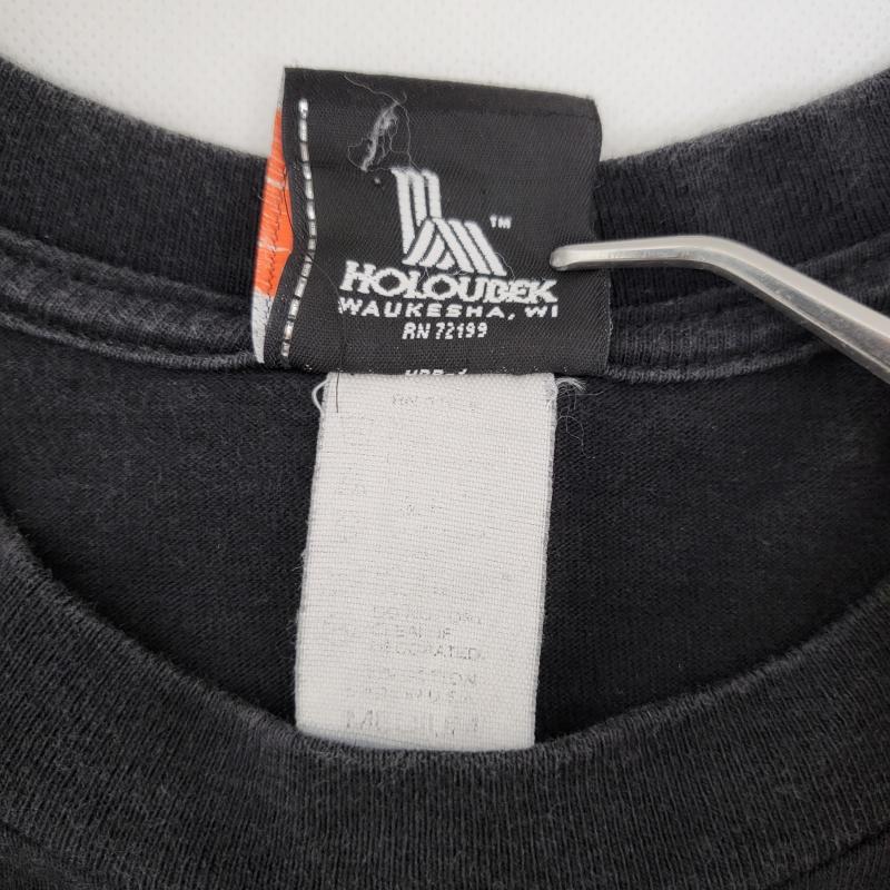 ハーレーダビッドソン Harley-Davidson Tシャツ 半袖 ヴィンテージ バイク J&Lロゴ ブラック 半袖 バイカー M 黒 / ブラック / black メンズ USED 古着 中古 50164029