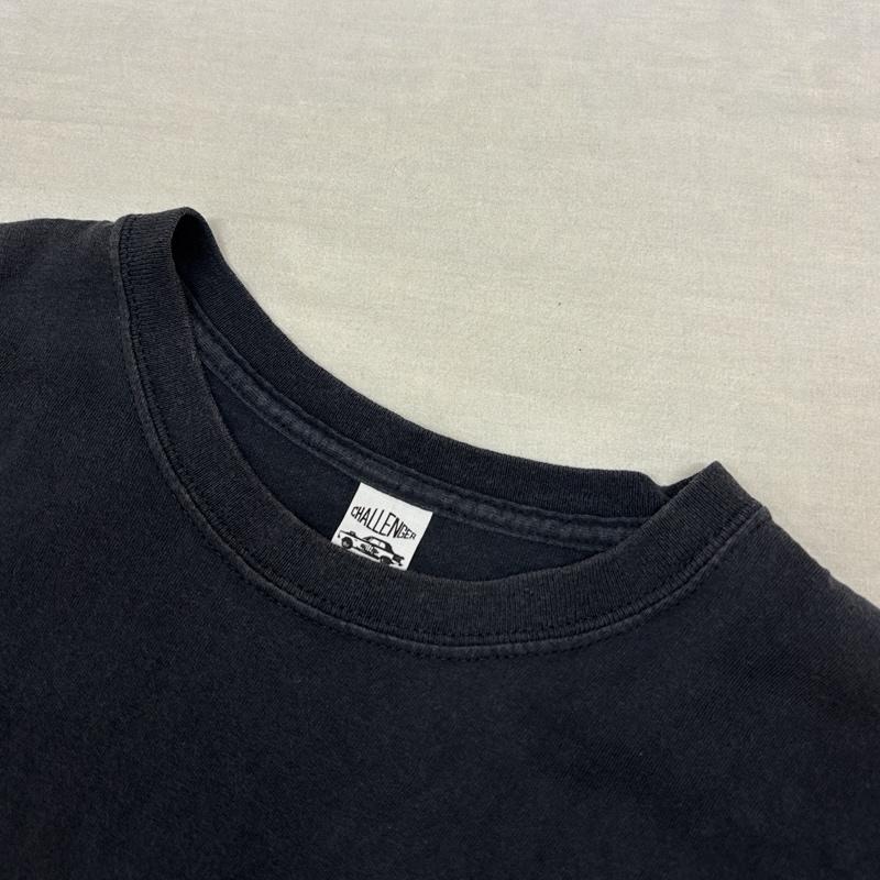 チャレンジャー CHALLENGER Tシャツ 半袖 Don t talk Feel... ロゴ プリント クルーネック 半袖 Tシャツ XL 黒 / ブラック / black メンズ USED 古着 中古 50164030