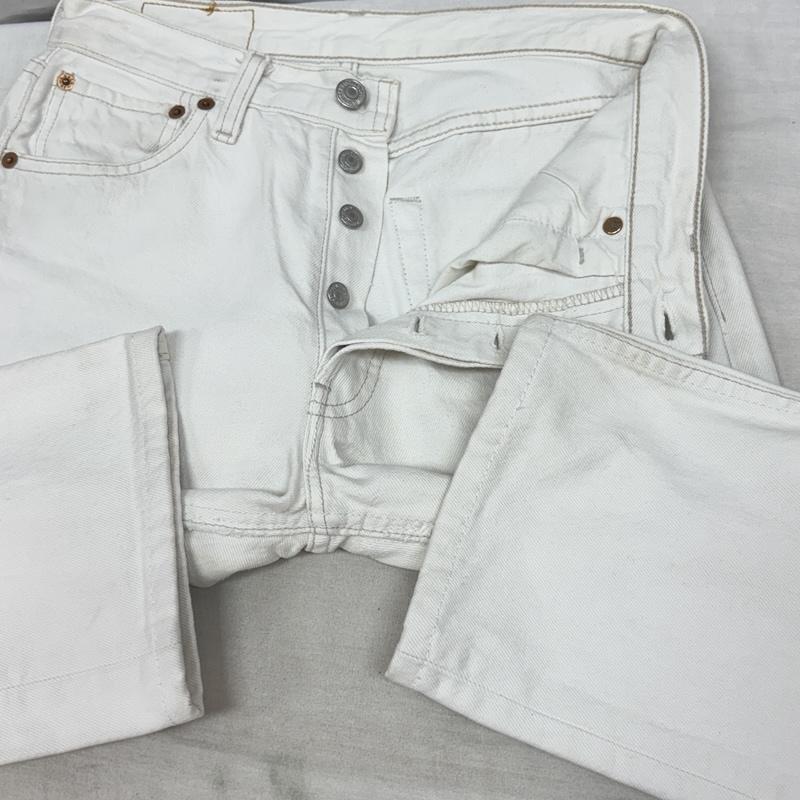 リーバイス Levi s ボトムス ボトムス 90年代 ビンテージ 501-0151 カラーデニム パンツ 90s VINTAGE 29インチ 白 / ホワイト / white メンズ USED 古着 中古 50164031