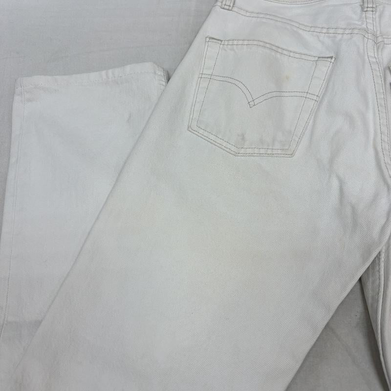 リーバイス Levi s ボトムス ボトムス 90年代 ビンテージ 501-0151 カラーデニム パンツ 90s VINTAGE 29インチ 白 / ホワイト / white メンズ USED 古着 中古 50164031