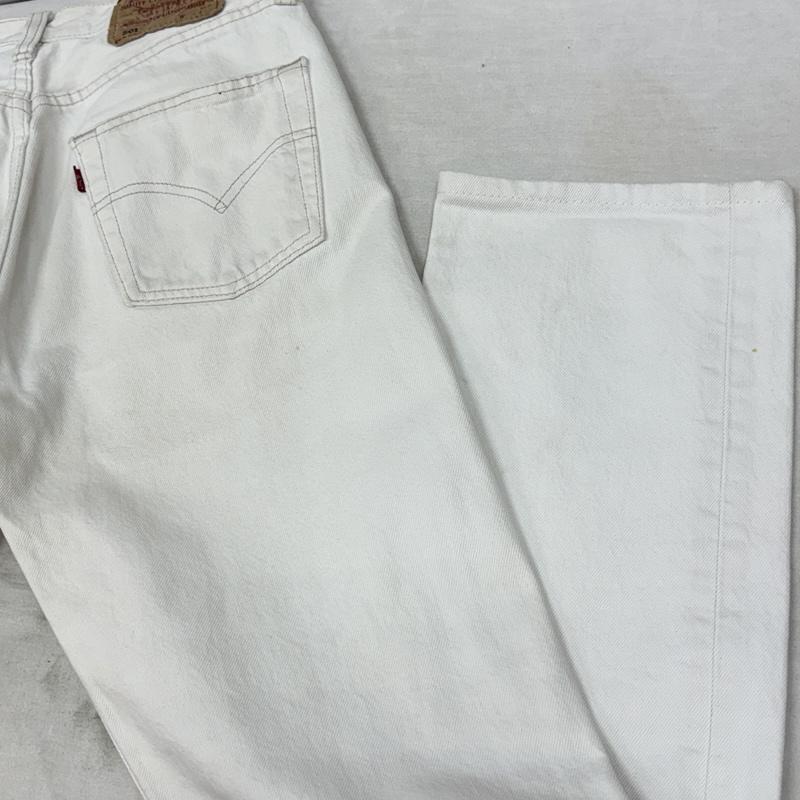 リーバイス Levi s ボトムス ボトムス 90年代 ビンテージ 501-0151 カラーデニム パンツ 90s VINTAGE 29インチ 白 / ホワイト / white メンズ USED 古着 中古 50164031