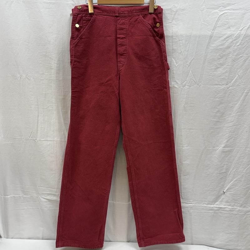 カーハート Carhartt サロペット・オーバーオール サロペット、オーバーオール crafted with pride タグ ワーク オーバーオール つなぎ - えんじ / ワインレッド / dark red メンズ USED 古着 中古 50164038