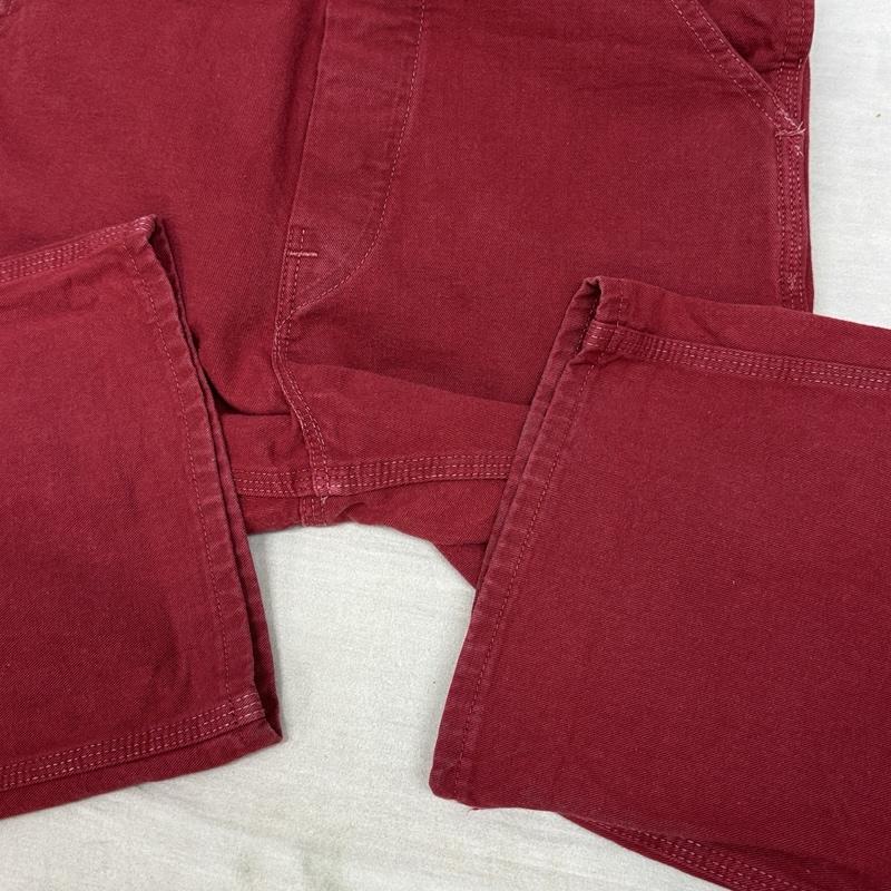 カーハート Carhartt サロペット・オーバーオール サロペット、オーバーオール crafted with pride タグ ワーク オーバーオール つなぎ - えんじ / ワインレッド / dark red メンズ USED 古着 中古 50164038