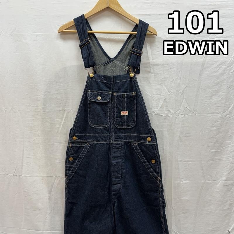 エドウィン EDWIN サロペット・オーバーオール サロペット、オーバーオール 101 ONE-O-ONE デニム オーバーオール つなぎ - メンズ USED 古着 中古 50164039