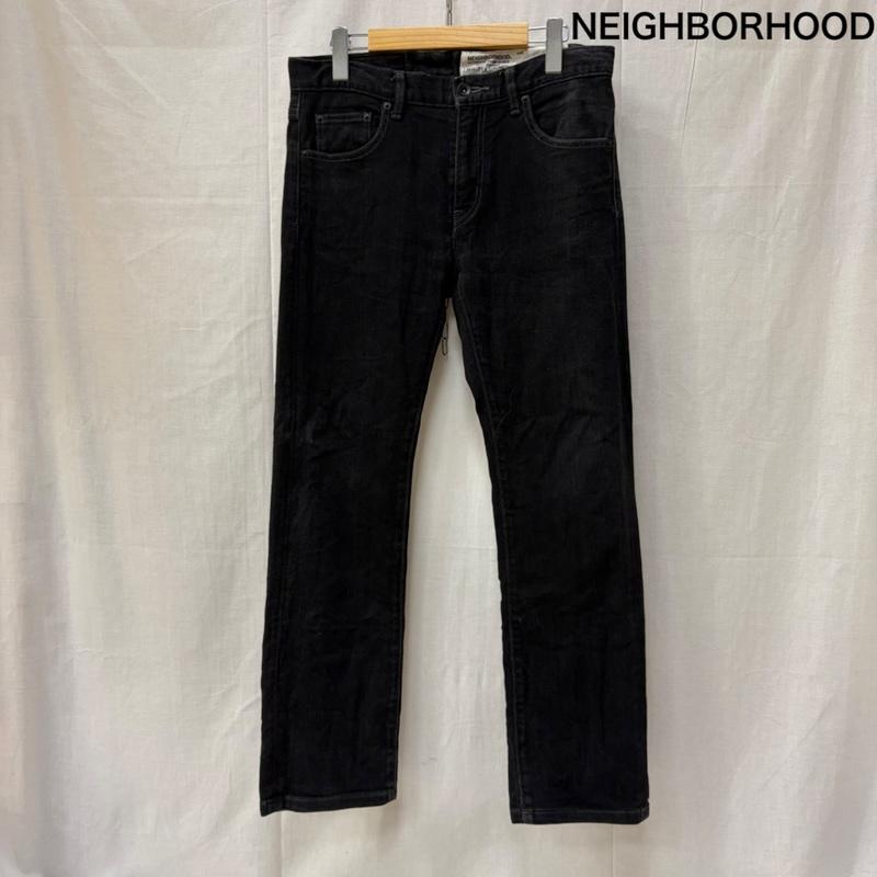ネイバーフッド NEIGHBORHOOD パンツ デニム、ジーンズ ブラックデニムパンツ 172BENH-PTM03 E.L.SLIM M M 無地 黒 / ブラック / black メンズ USED 古着 中古 50164040