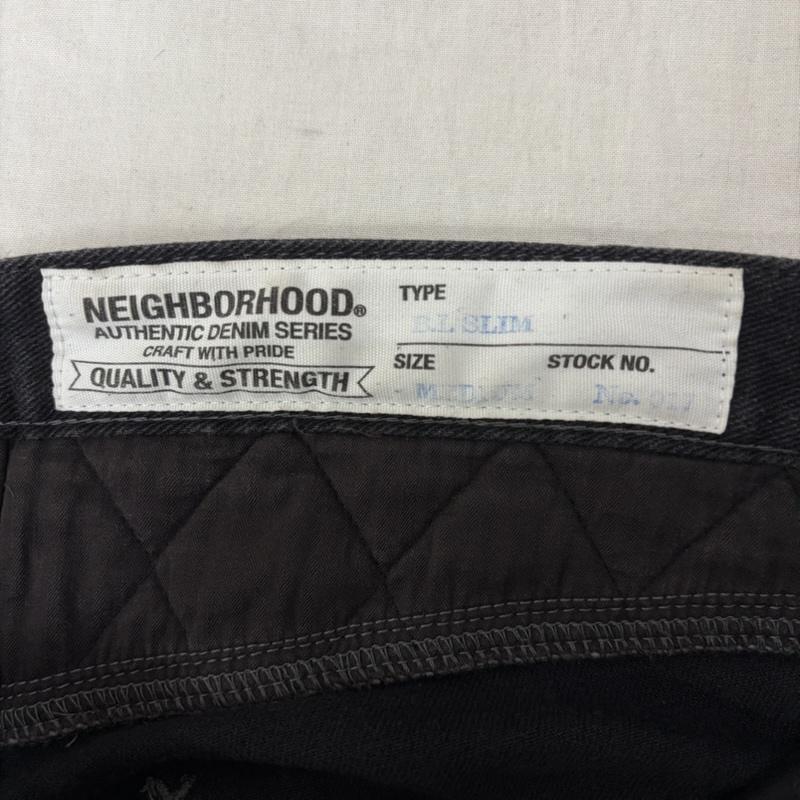 ネイバーフッド NEIGHBORHOOD パンツ デニム、ジーンズ ブラックデニムパンツ 172BENH-PTM03 E.L.SLIM M M 無地 黒 / ブラック / black メンズ USED 古着 中古 50164040