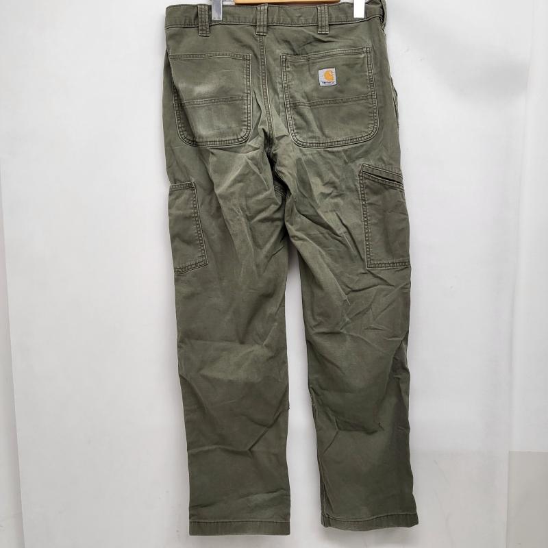 カーハート Carhartt パンツ ワークパンツ、ペインターパンツ ダブルニーダックワークパンツ アメカジ 3500042349 W34 34インチ カーキ / カーキ / khaki メンズ USED 古着 中古 50164041