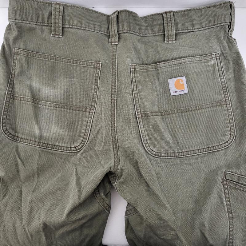 カーハート Carhartt パンツ ワークパンツ、ペインターパンツ ダブルニーダックワークパンツ アメカジ 3500042349 W34 34インチ カーキ / カーキ / khaki メンズ USED 古着 中古 50164041