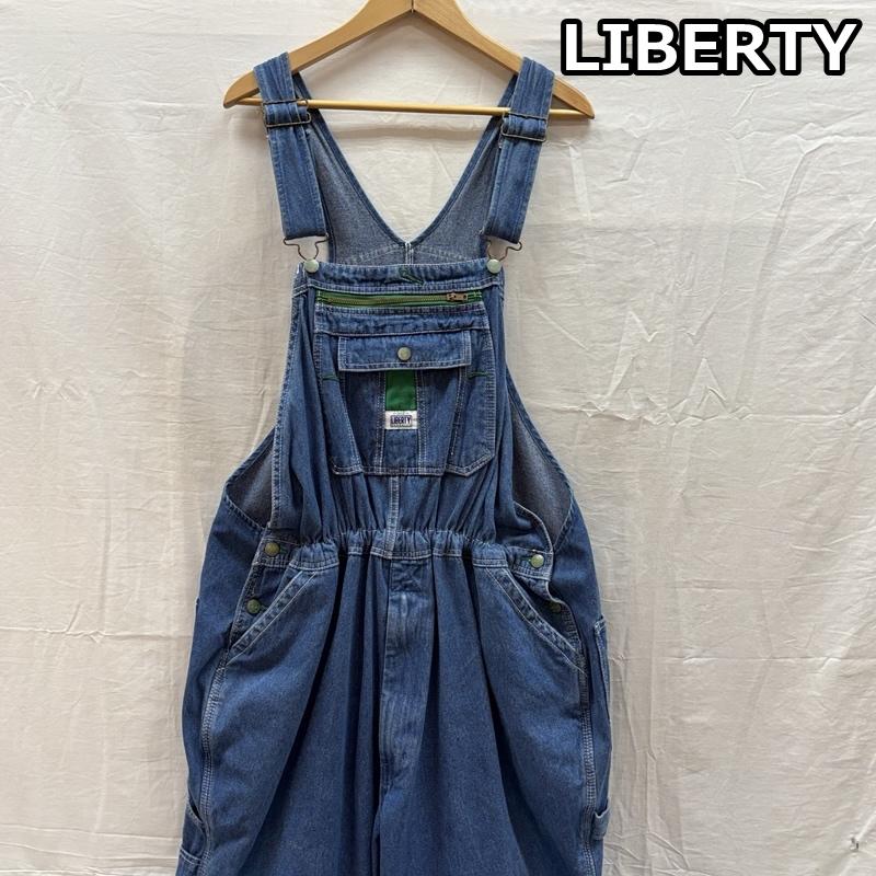 リバティー LIBERTY サロペット・オーバーオール サロペット、オーバーオール ウエストゴム デニム オーバーオール ビッグサイズ - メンズ USED 古着 中古 50164042