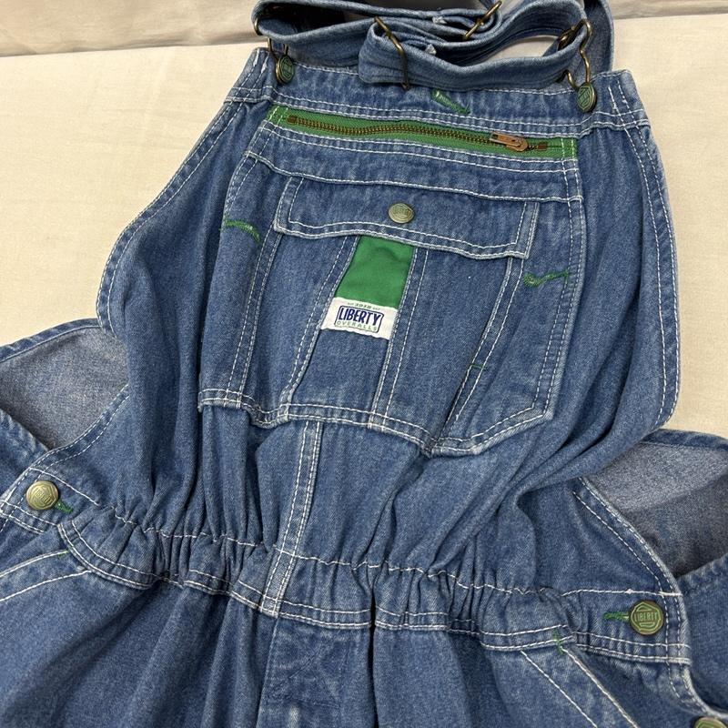 リバティー LIBERTY サロペット・オーバーオール サロペット、オーバーオール ウエストゴム デニム オーバーオール ビッグサイズ - メンズ USED 古着 中古 50164042