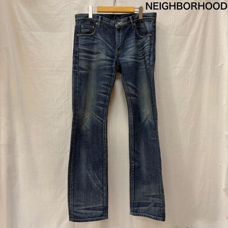 ネイバーフッド NEIGHBORHOOD パンツ デニム、ジーンズ 08EX SAVAGE LEVEL-2 NARROW STRAIGHT セルビッジ M Indigo M 無地 インディゴ / インディゴ / Indigo X 青 / ブルー / blue メンズ USED 古着 中古 50164043