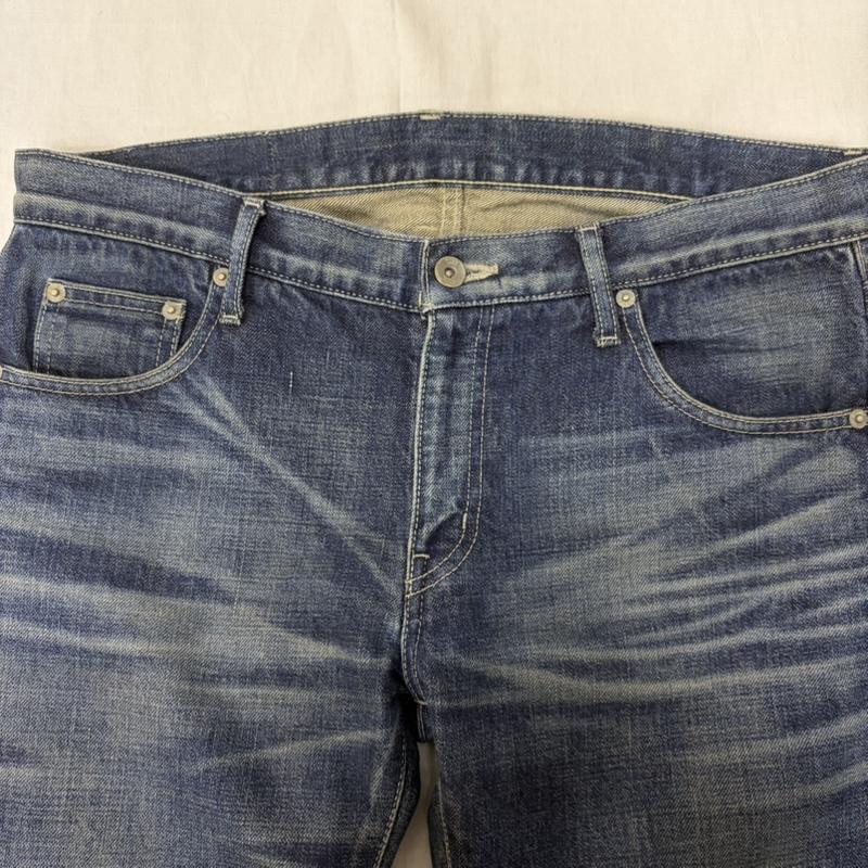 ネイバーフッド NEIGHBORHOOD パンツ デニム、ジーンズ 08EX SAVAGE LEVEL-2 NARROW STRAIGHT セルビッジ M Indigo M 無地 インディゴ / インディゴ / Indigo X 青 / ブルー / blue メンズ USED 古着 中古 50164043