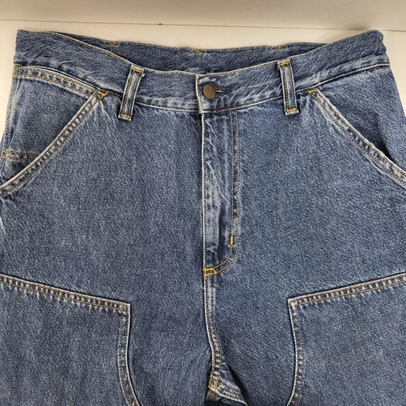 カーハート Carhartt パンツ デニム、ジーンズ ワークインプログレス W30 チュニジア製 30463.01.06.32 30インチ 青 / ブルー / blue メンズ USED 古着 中古 50164045