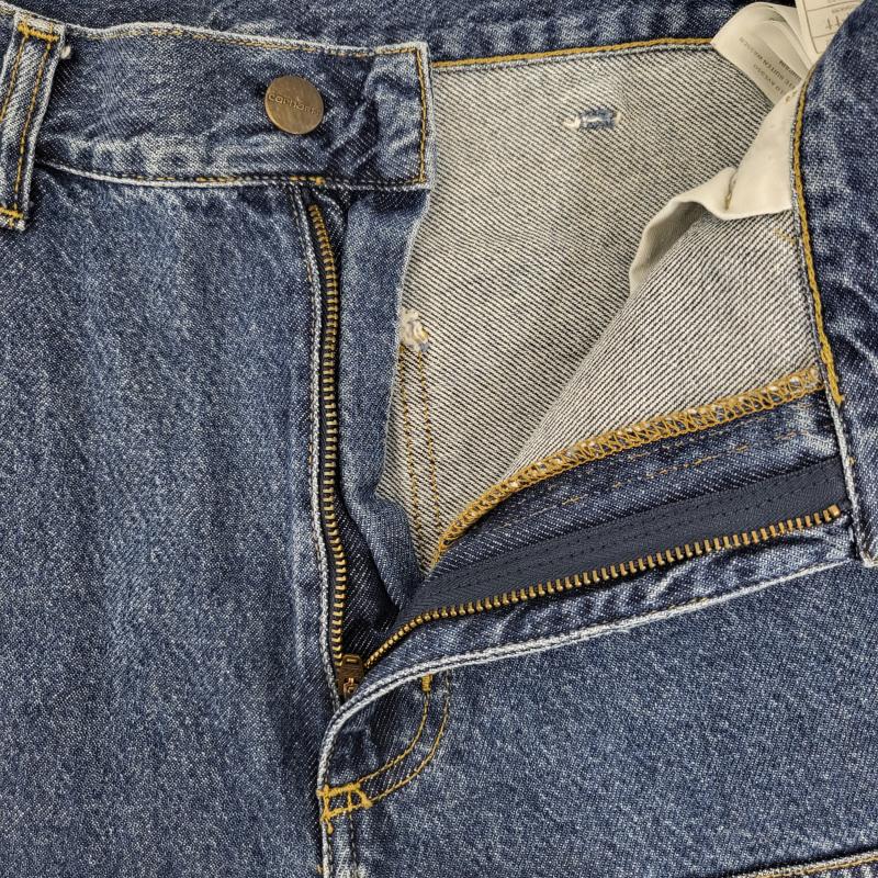 カーハート Carhartt パンツ デニム、ジーンズ ワークインプログレス W30 チュニジア製 30463.01.06.32 30インチ 青 / ブルー / blue メンズ USED 古着 中古 50164045