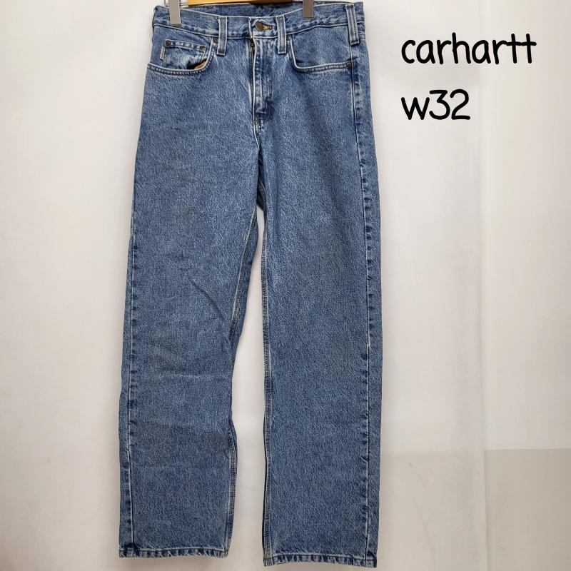 カーハート Carhartt パンツ デニム、ジーンズ B480 ニカラグア製 ストリート W32 32インチ メンズ USED 古着 中古 50164047