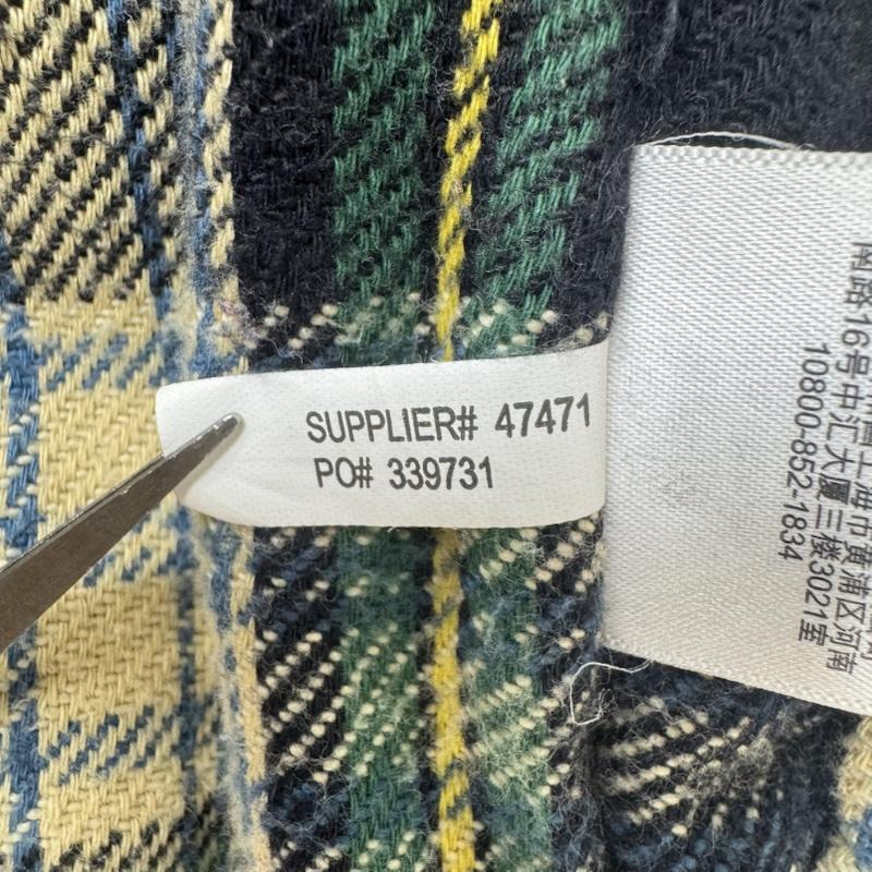 ラルフローレン RALPHLAUREN ベスト ベスト 90s レザー 切り替え やぎ革 ダウン ベスト L カーキオリーブ / カーキオリーブ / メンズ USED 古着 中古 50164050