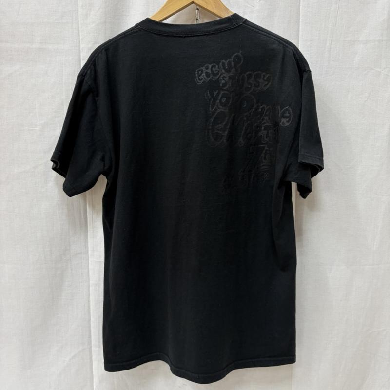 ステューシー STUSSY Tシャツ 半袖 STUSSY × YOKOHAMA CHAPTER 7th Anniversary ラスタカラー M Black M プリント 黒 / ブラック / black メンズ USED 古着 中古 50164051