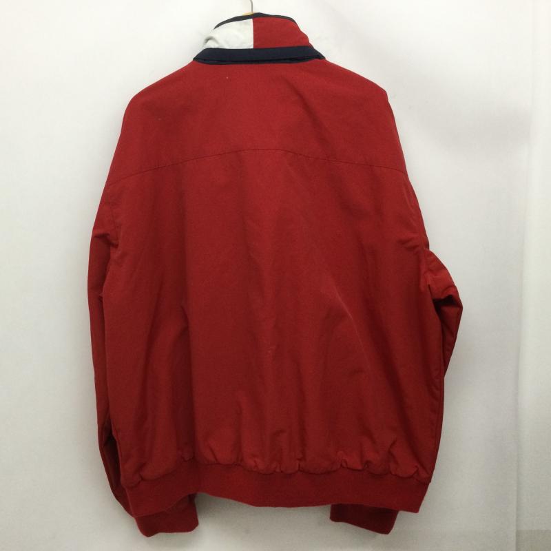 トミーヒルフィガー TOMMY HILFIGER ジャケット、上着 ジャンパー、ブルゾン ナイロンジャケット XXL フード収納型 胸ロゴ メッシュ裏地 399256 XXL ロゴ、文字 赤 / レッド / red メンズ USED 古着 中古 50164052