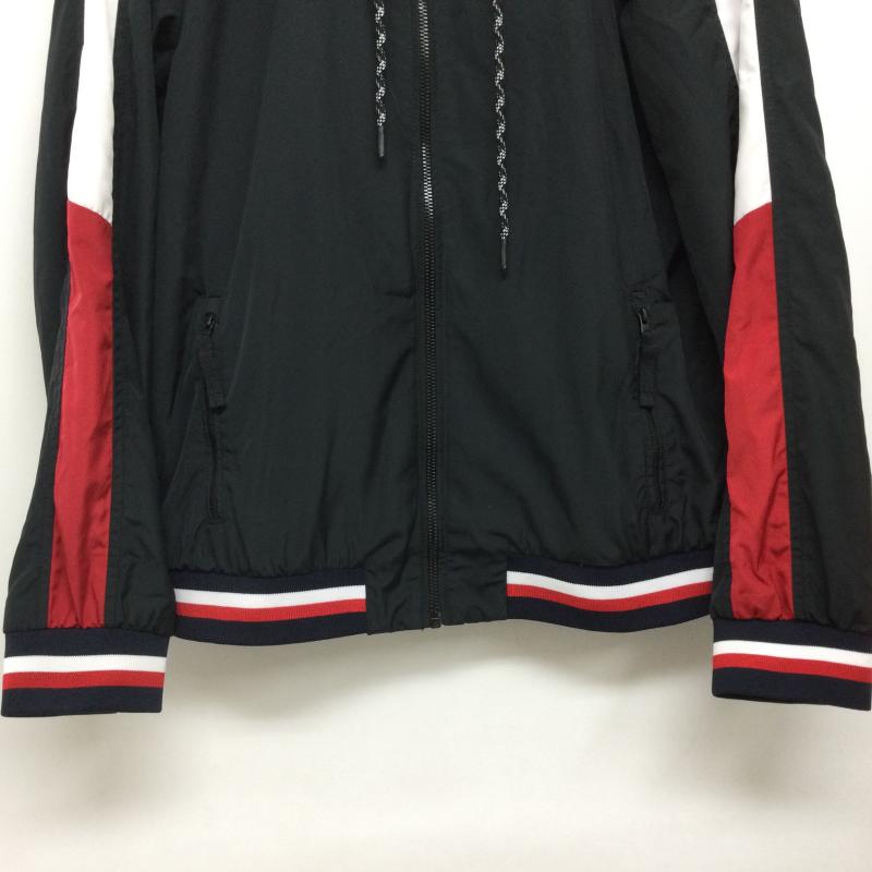 トミーヒルフィガー TOMMY HILFIGER ジャケット、上着 ジャンパー、ブルゾン ナイロンパーカー ナイロンジャケット バックプリント メッシュ裏地 0269967 M ロゴ、文字 黒 / ブラック / black メンズ USED 古着 中古 50164054