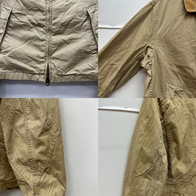 ポロラルフローレン POLO RALPH LAUREN ジャケット、上着 ジャンパー、ブルゾン 90s 襟 コーデュロイ スイングトップ ジップ ジャケット M ベージュ / ベージュ / beige メンズ USED 古着 中古 50164056