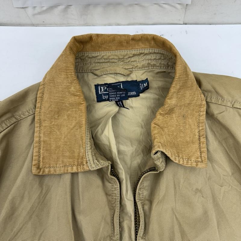 ポロラルフローレン POLO RALPH LAUREN ジャケット、上着 ジャンパー、ブルゾン 90s 襟 コーデュロイ スイングトップ ジップ ジャケット M ベージュ / ベージュ / beige メンズ USED 古着 中古 50164056
