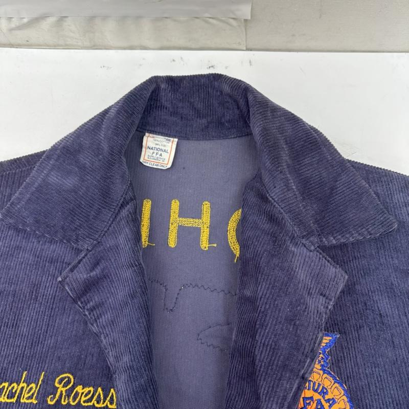 古着 USED ジャケット、上着 ジャンパー、ブルゾン 80s NATIONAL FFA ファーマーズ コーデュロイ ジャケット 36 紺 / ネイビー / navy メンズ USED 古着 中古 50164057