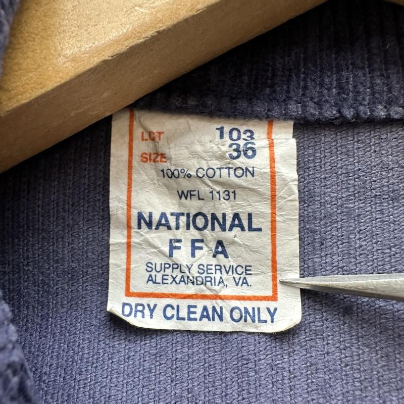 古着 USED ジャケット、上着 ジャンパー、ブルゾン 80s NATIONAL FFA ファーマーズ コーデュロイ ジャケット 36 紺 / ネイビー / navy メンズ USED 古着 中古 50164057