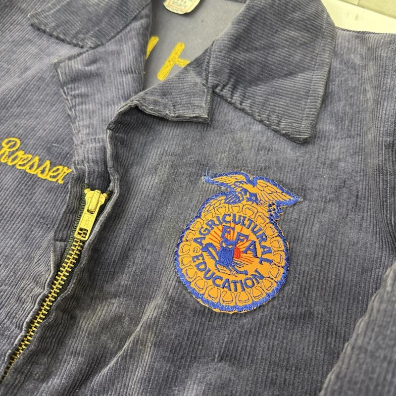 古着 USED ジャケット、上着 ジャンパー、ブルゾン 80s NATIONAL FFA ファーマーズ コーデュロイ ジャケット 36 紺 / ネイビー / navy メンズ USED 古着 中古 50164057