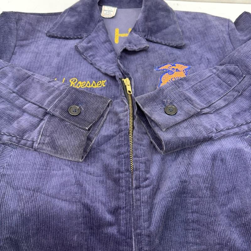 古着 USED ジャケット、上着 ジャンパー、ブルゾン 80s NATIONAL FFA ファーマーズ コーデュロイ ジャケット 36 紺 / ネイビー / navy メンズ USED 古着 中古 50164057