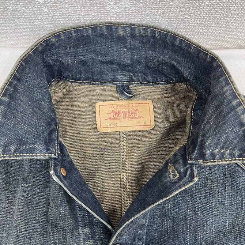 リーバイス Levi s ジャケット、上着 ジャンパー、ブルゾン 70740 90s 00a デニム ジャケット カバーオール インディゴ M インディゴ / インディゴ / Indigo メンズ USED 古着 中古 50164068
