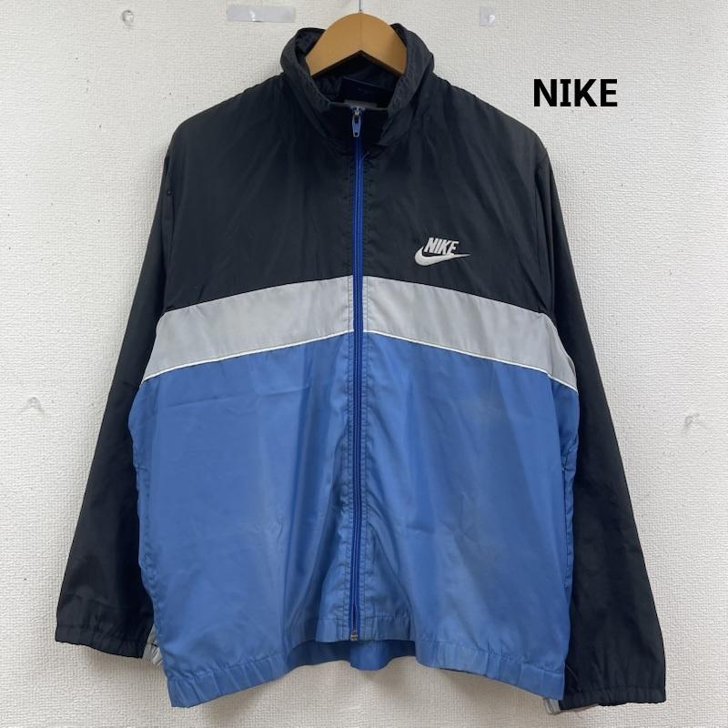 ナイキ NIKE ジャケット、上着 ジャンパー、ブルゾン 80s 紺タグ ヴィンテージ ウインドブレーカー ジップアップ ジャンパー 黒 / ブラック / black メンズ USED 古着 中古 50164071