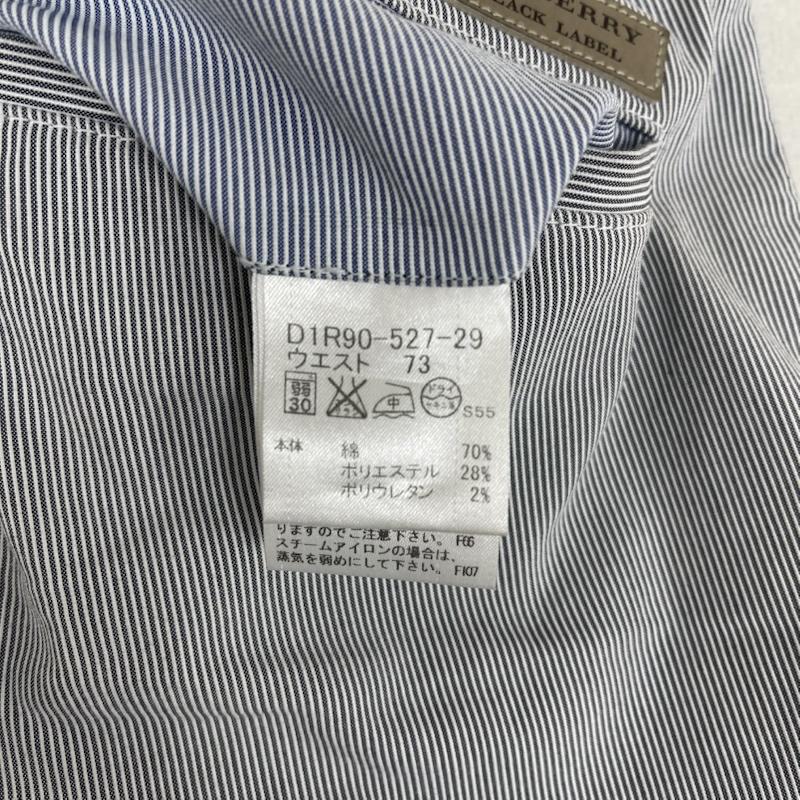 バーバリーブラックレーベル BURBERRY BLACK LABEL パンツ ショートパンツ ストライプ柄 ハーフ パンツ ショート パンツd1r90-527-29 水色 / ライトブルー / メンズ USED 古着 中古 50164075