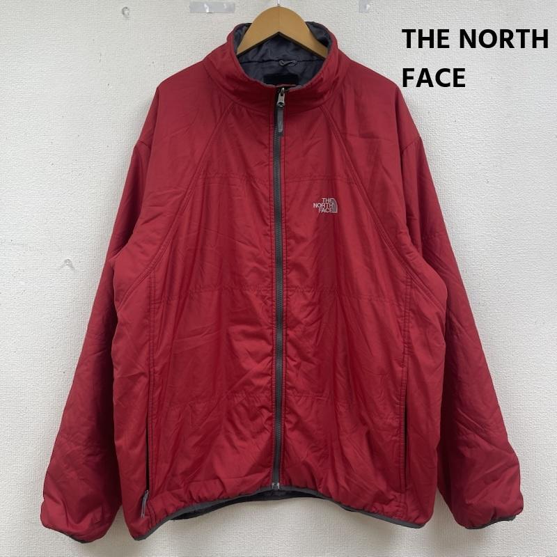 ザノースフェイス THE NORTH FACE ジャケット、上着 ジャンパー、ブルゾン ロゴ刺繍 中綿 ジップアップ ジャケット ブルゾン ジャンパー XXL 赤 / レッド / red メンズ USED 古着 中古 50164077