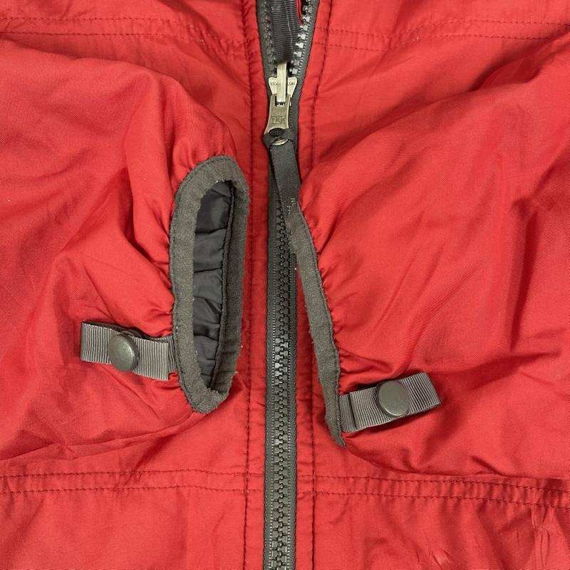 ザノースフェイス THE NORTH FACE ジャケット、上着 ジャンパー、ブルゾン ロゴ刺繍 中綿 ジップアップ ジャケット ブルゾン ジャンパー XXL 赤 / レッド / red メンズ USED 古着 中古 50164077
