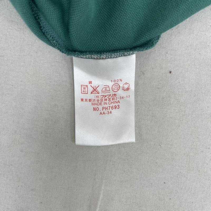 ラコステ ライブ LACOSTE L!VE ポロシャツ 半袖 トリコロール カラー ボーダー リブ 半袖 ポロシャツ 3 緑 / グリーン / green メンズ USED 古着 中古 50164078