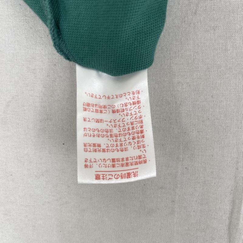 ラコステ ライブ LACOSTE L!VE ポロシャツ 半袖 トリコロール カラー ボーダー リブ 半袖 ポロシャツ 3 緑 / グリーン / green メンズ USED 古着 中古 50164078